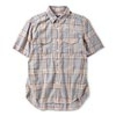 画像1: ☆SALE☆CASH CA ＜カシュカ＞ / MADRAS SS SHIRT [BEIGE] (1)