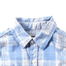 画像2: ☆SALE☆CASH CA ＜カシュカ＞ / MADRAS SS SHIRT [NAVY] (2)