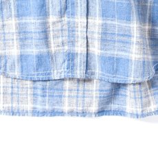 画像5: ☆SALE☆CASH CA ＜カシュカ＞ / MADRAS SS SHIRT [NAVY] (5)