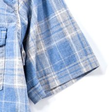 画像4: ☆SALE☆CASH CA ＜カシュカ＞ / MADRAS SS SHIRT [NAVY] (4)