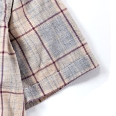 画像4: ☆SALE☆CASH CA ＜カシュカ＞ / MADRAS SS SHIRT [BEIGE] (4)