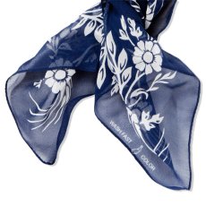 画像3: CASH CA ＜カシュカ＞ / SILK BANDANA [NAVY] (3)