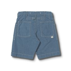 画像2: PHIGVEL [フィグベル] NAVAL DECK SHORTS [LIGHT INDIGO] (2)