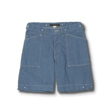 画像1: PHIGVEL [フィグベル] NAVAL DECK SHORTS [LIGHT INDIGO] (1)