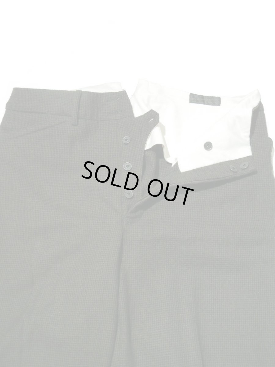 画像3: FAR EASTERN ENTHUSIAST [ファーイースタン　エンスージアスト] ”FOPPISH ” TROUSERS　[OLIVE CHIDORI] (3)