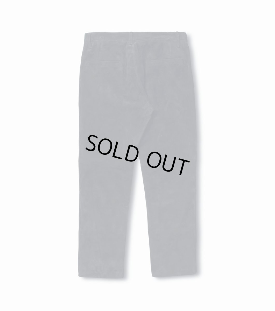 画像2: PHIGVEL [フィグベル] SUEDE TROUSERS [NAVY] (2)