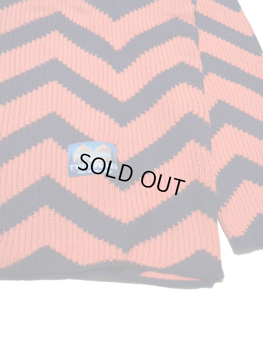 画像3: Black Weirdos [ブラック ウィドゥ] BLACK LODGE KNIT [ORG/NVY] (3)