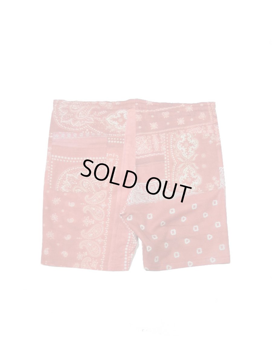 画像2: THE WYLER CLOTHING CO. [ザ ワイラー クロージング] BANDANA EASY SHORTS [RED] (2)