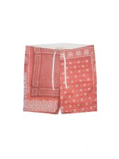 画像1: THE WYLER CLOTHING CO. [ザ ワイラー クロージング] BANDANA EASY SHORTS [RED] (1)