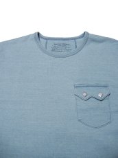 画像3: THE WYLER CLOTHING CO. [ザ ワイラー クロージング] WESTERN PKT TEE INDIGO  [BREECH INDIGO] (3)