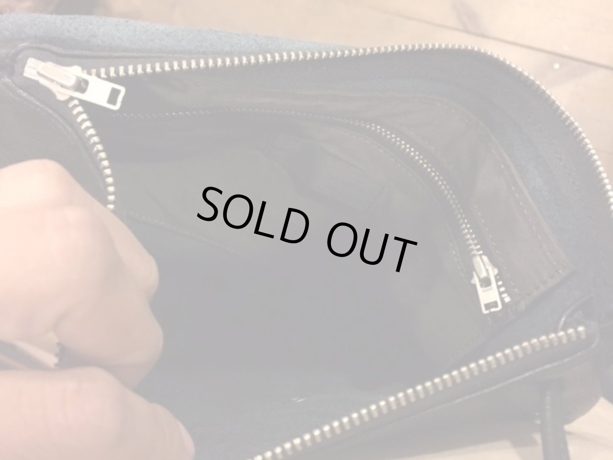 画像4: FAR EASTERN ENTHUSIAST [ファーイースタン　エンスージアスト] ”BUBALUS” GROOMING BAG [BLACK] (4)