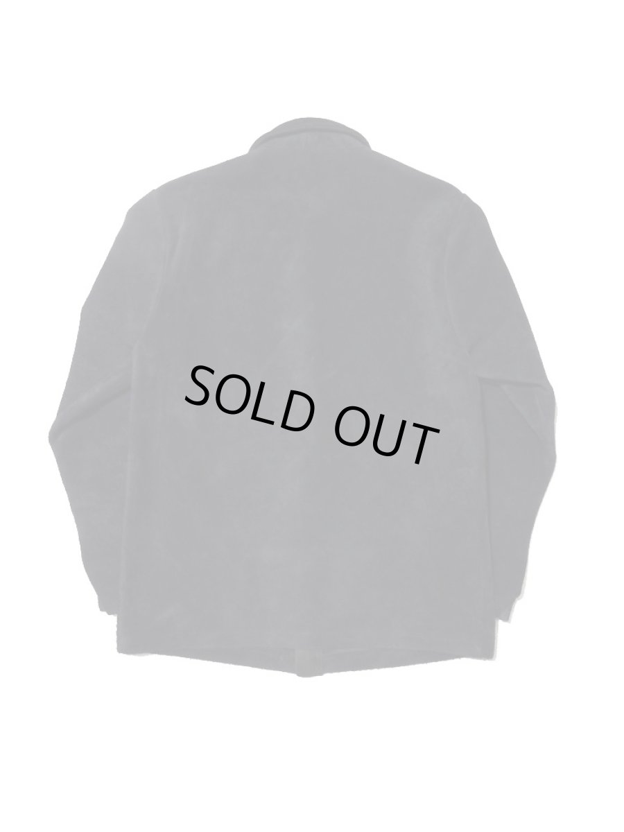 画像3: FAR EASTERN ENTHUSIAST [ファーイースタン　エンスージアスト] ”C.M.M” SUEDE SHIRTS  [BLACK] (3)