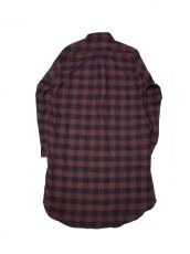 画像4: Black Weirdos [ブラック ウィドゥ] Long China Flannel [BROWN] (4)