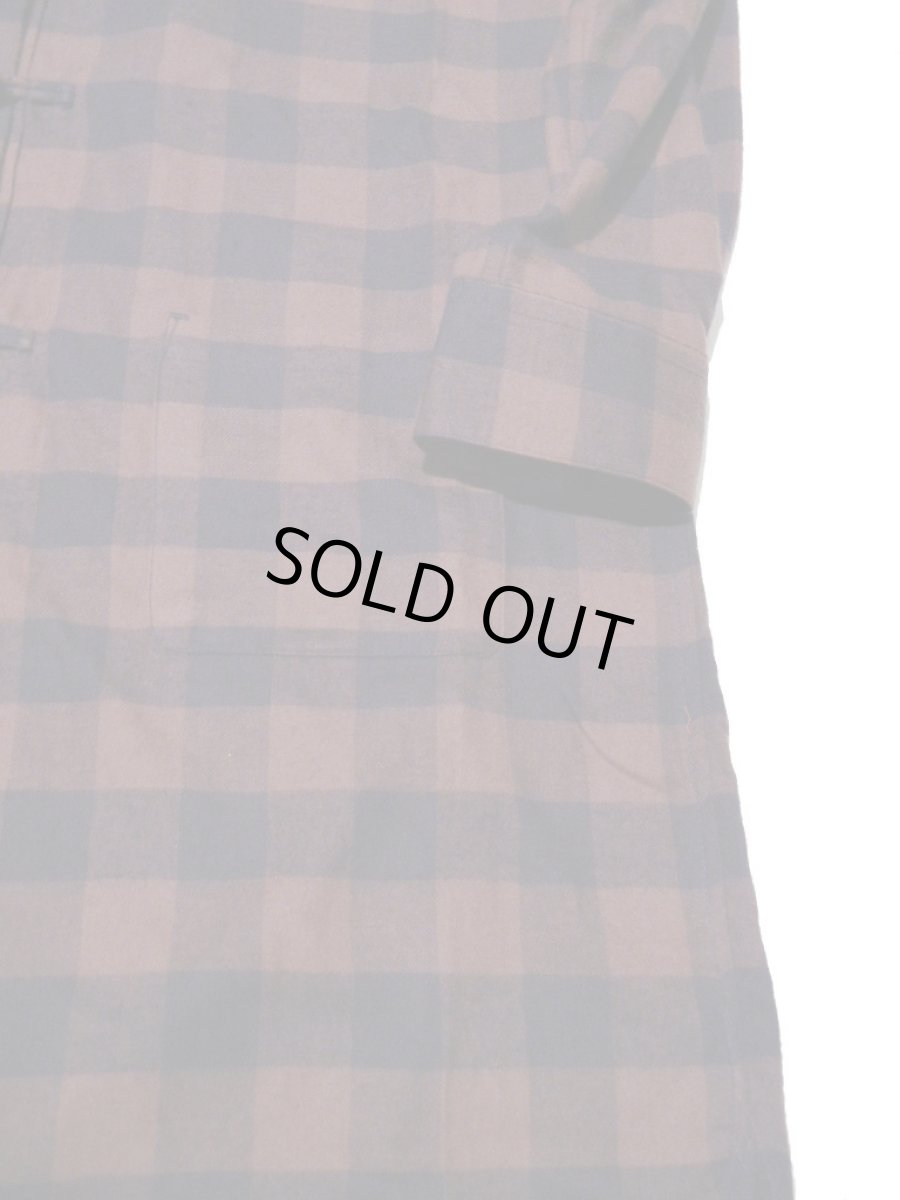 画像3: Black Weirdos [ブラック ウィドゥ] Long China Flannel [BROWN] (3)