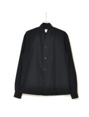 画像1: SASQUATCHfabrix.  [サスクワッチファブリックス] WA-NECK SHIRTS [BLACK]  (1)