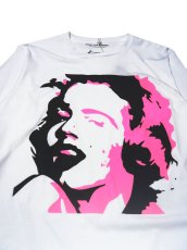 画像2: FROM THE GARRET [フロムザギャレット] "KURRY FACE LS" [SEX / Marilyn Monroe × Sid Vicious] [WHITE] (2)