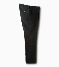 画像1: PHIGVEL [フィグベル] COTTON SUEDE TROUSERS [INK BLACK] (1)