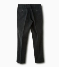 画像3: PHIGVEL [フィグベル] COTTON SUEDE TROUSERS [INK BLACK] (3)