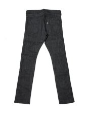 画像3: FROM THE GARRET [フロムザギャレット] SLIM DENIM PANTS [BLACK] (3)