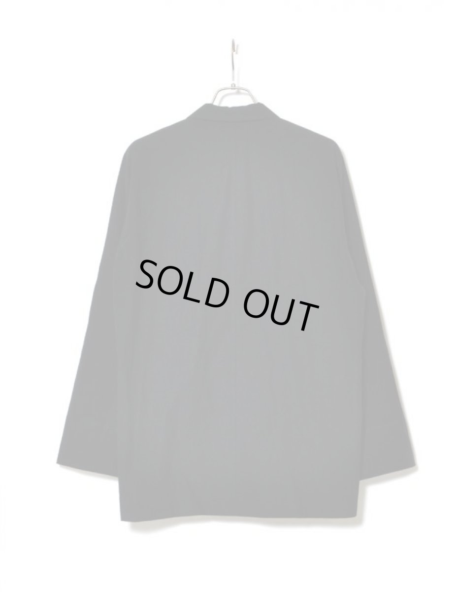 画像2: SASQUATCHfabrix.  [サスクワッチファブリックス] JINBEI LONG SLEEVE SHIRTS [BLACK]  (2)