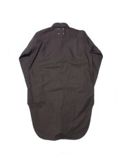 画像2: ☆special price☆THE FOURNESS [ザ・フォーネス] PULLOVER LONG SHIRT [CHARCOAL] (2)