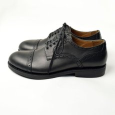 画像3: mythography [ミソグラフィー] STRAIGHT CHIP DRESS SHOE [BLACK] (3)