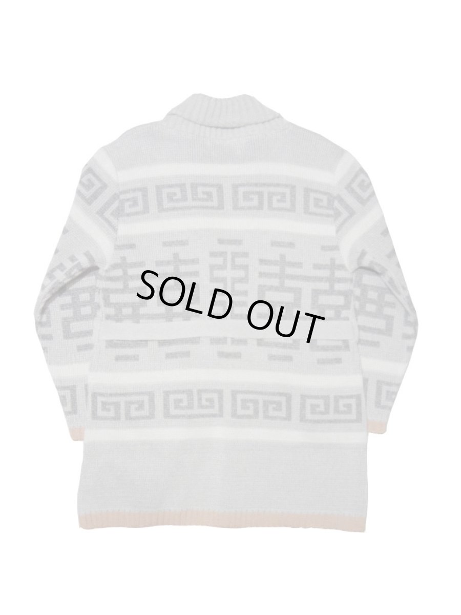 画像2: Black Weirdos [ブラック ウィドゥ] DUDE knit Gown [GRAY] (2)