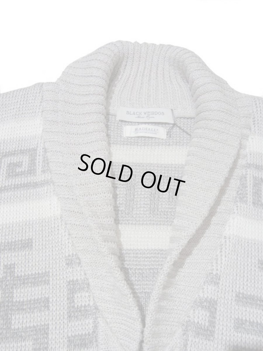 画像3: Black Weirdos [ブラック ウィドゥ] DUDE knit Gown [GRAY] (3)