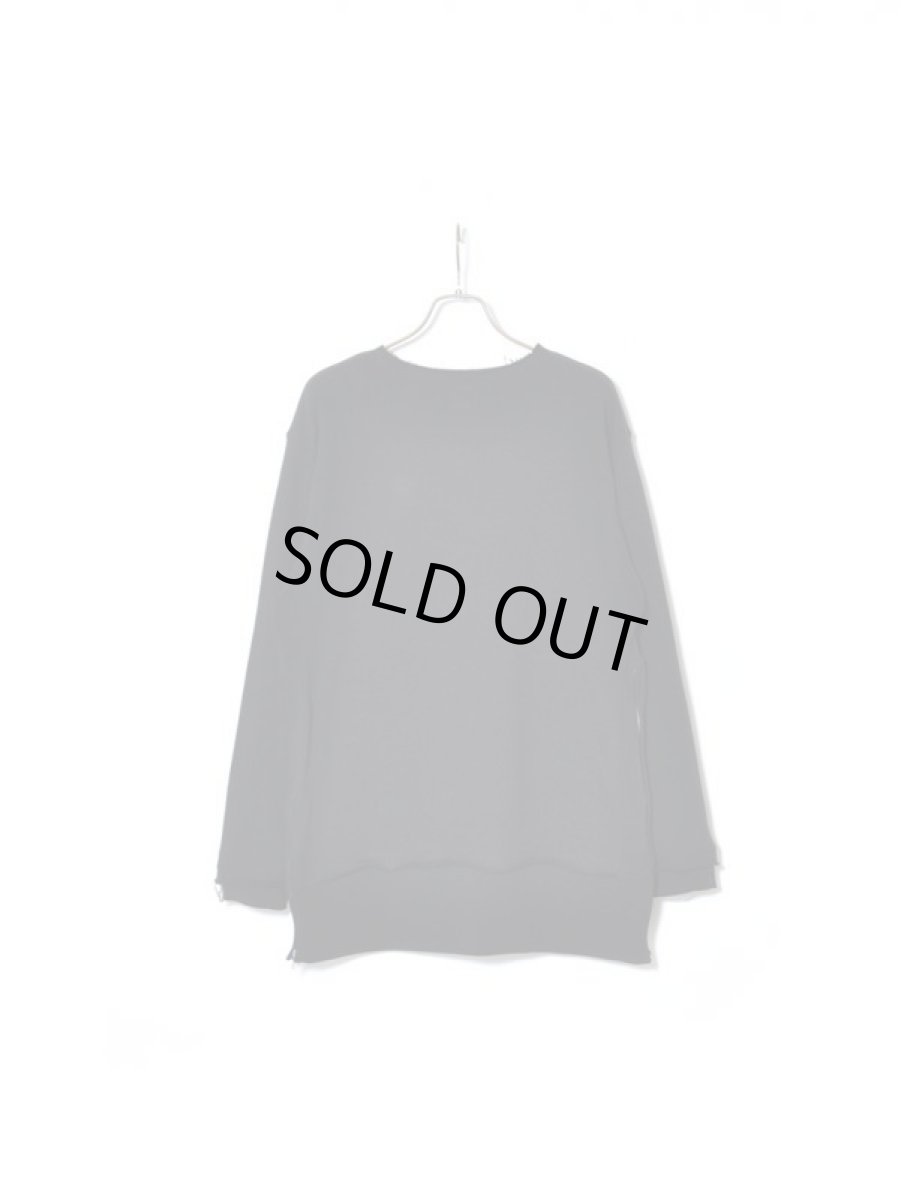 画像2: SASQUATCHfabrix.  [サスクワッチファブリックス] LONG SIDE ZIP SWEAT [BLACK]  (2)