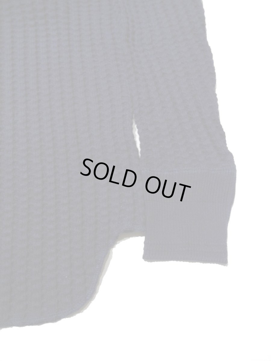 画像4: FROM THE GARRET [フロムザギャレット] THICK WAFFLE LONG [NAVY] (4)