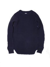 画像1: FROM THE GARRET [フロムザギャレット] THICK WAFFLE LONG [NAVY] (1)