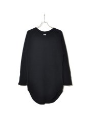 画像1: Sasquatchfabrix.  [サスクワッチファブリックス] CREWNECK WAFFLE CUTSEWN LONG [BLACK]  (1)