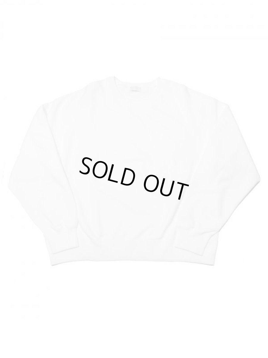 画像1: URU [ウル] CREW NECK SWEAT [WHITE]  (1)