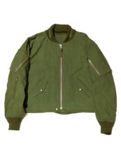 画像1: FROM THE GARRET [フロムザギャレット] ”HALIFAX" BOMBER JACKET [OLIVE] (1)