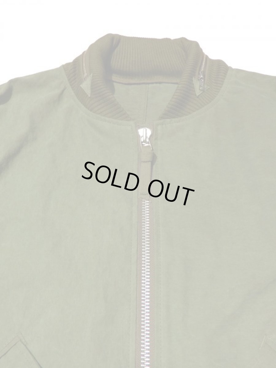 画像3: FROM THE GARRET [フロムザギャレット] ”HALIFAX" BOMBER JACKET [OLIVE] (3)