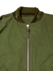 画像3: FROM THE GARRET [フロムザギャレット] ”HALIFAX" BOMBER JACKET [OLIVE] (3)