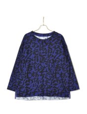 画像1: Sasquatchfabrix. [サスクワッチファブリックス] IROHA PATTERN SMOCK [NAVY]  (1)