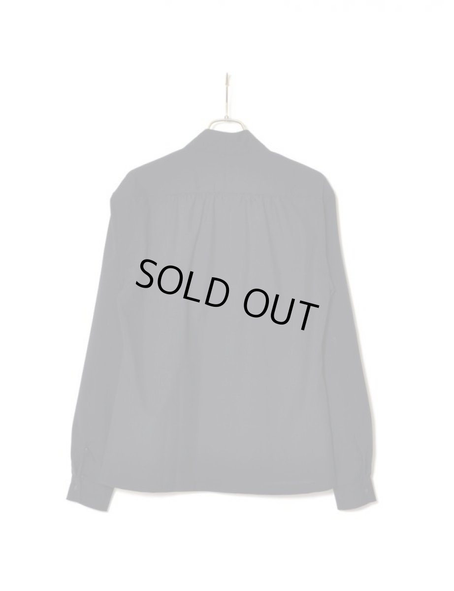 画像2: Sasquatchfabrix. [サスクワッチファブリックス] WA-NECK L/S SHIRT [BLACK]  (2)