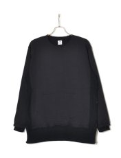 画像1: Sasquatchfabrix.  [サスクワッチファブリックス] LONG SIDE ZIP SWEAT [BLACK]  (1)