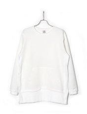 画像1: Sasquatchfabrix.  [サスクワッチファブリックス] LONG SIDE ZIP SWEAT [WHITE]  (1)