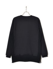 画像2: Sasquatchfabrix.  [サスクワッチファブリックス] LONG SIDE ZIP SWEAT [BLACK]  (2)