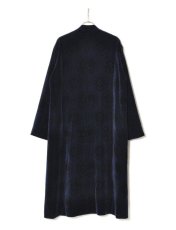 画像2: Sasquatchfabrix. [サスクワッチファブリックス] TFS SYMBOL VELVET COAT [NAVY]  (2)