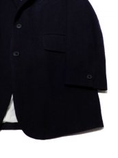 画像3: URU [ウル] BIG SILHOUETTE WOOL JACKET [NAVY]  (3)