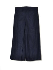 画像2: Sasquatchfabrix.  [サスクワッチファブリックス] HAKAMA LINEN PANTS [NAVY]  (2)