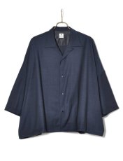 画像1: Sasquatchfabrix.  [サスクワッチファブリックス] SUPER BIG H/S SHIRTS [NAVY]  (1)