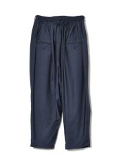 画像2: Sasquatchfabrix.  [サスクワッチファブリックス]  BIG SILHOUETTE TAPPERD PANTS [NAVY]  (2)