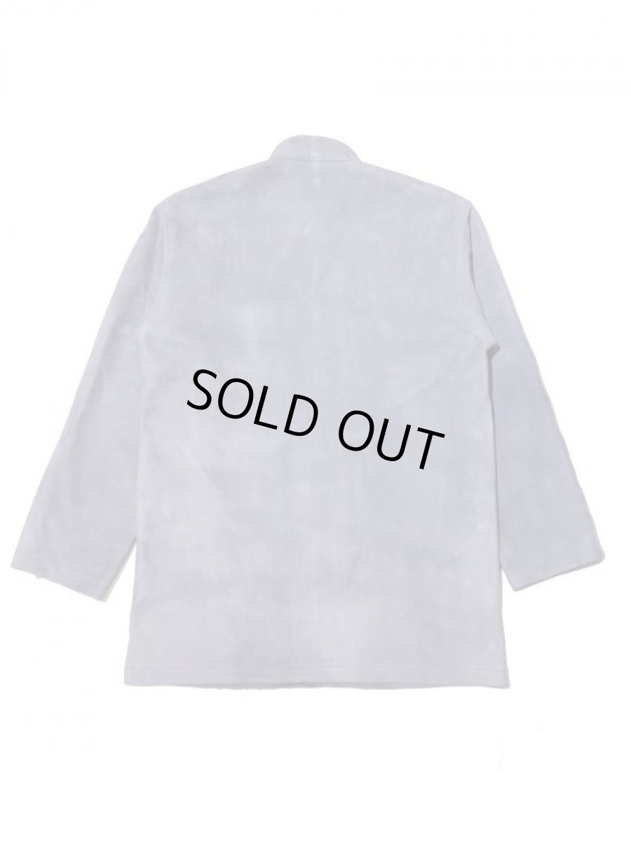 画像2: FAR EASTERN ENTHUSIAST [ファーイースタン　エンスージアスト] THE CLOSER DEER SKIN SHIRT [L.BLUE SUEDE] (2)