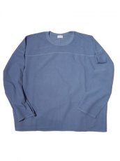 画像1: URU [ウル] CREW NECK L/S PILE SWEATSHIRTS [H.BLUE]  (1)