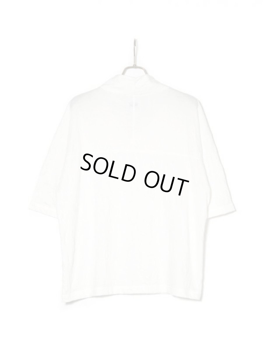 画像2: Sasquatchfabrix. [サスクワッチファブリックス] WA-NECK BIG H/S TEE [WHITE]  (2)