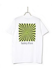 画像1: Sasquatchfabrix.  [サスクワッチファブリックス] SAFTY FIRST H/S TEE [WHITE]  (1)